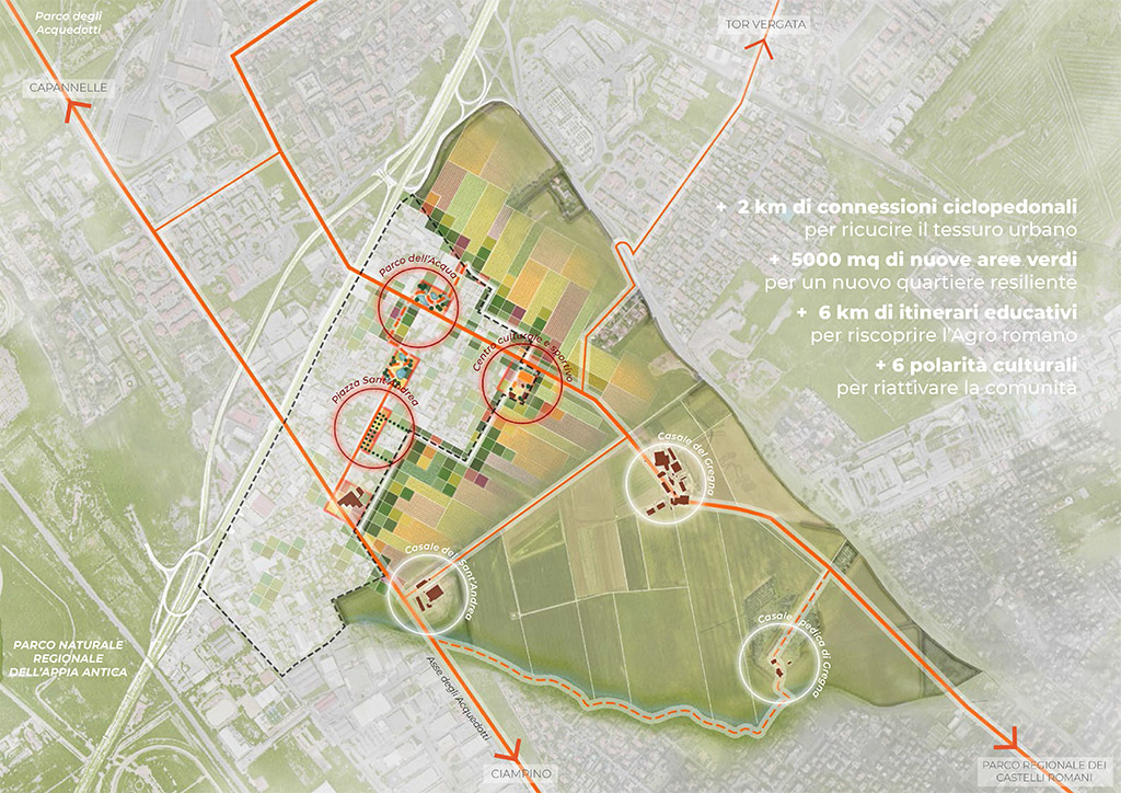 Città dei 15 minuti - immagine di copertina Municipio VII - Gregna