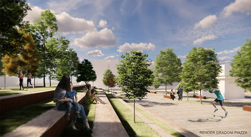 rendering del parco
