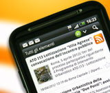 Aggregatore News su smartphone