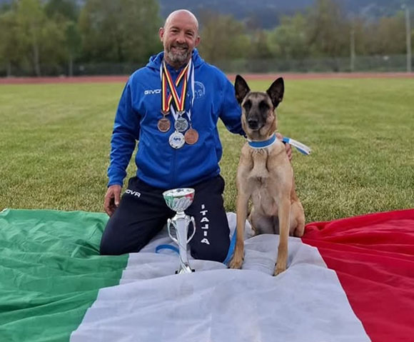 marco e MIA sul campo di gara