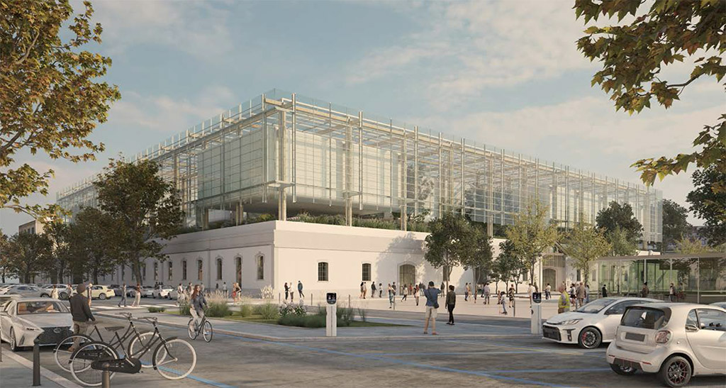 rendering del museo