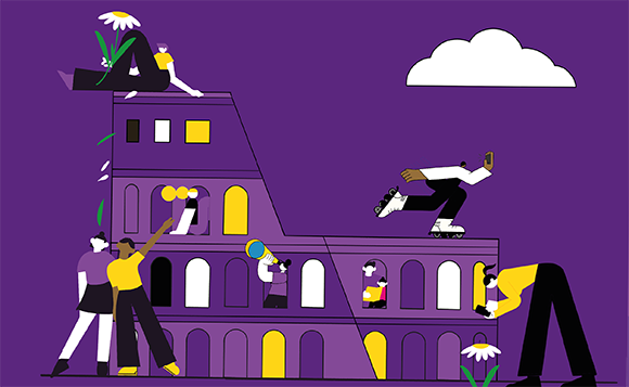 illustrazione del depliant
