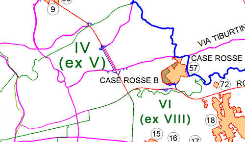 Zone O - Mappa Municipio Quinto