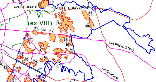 Mappa Municipio Ottavo